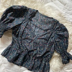 Handmade (by me) Liberty print blouse